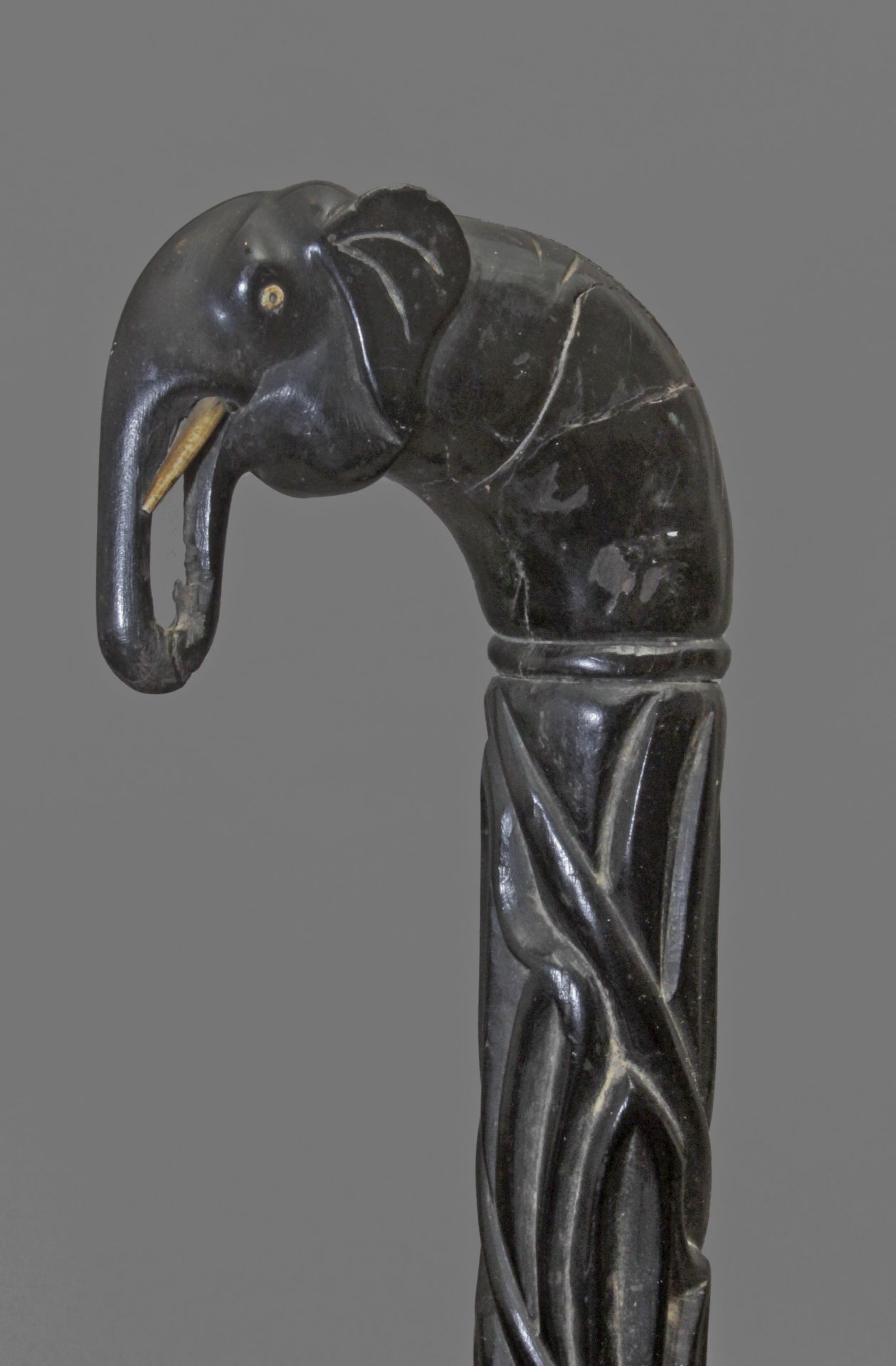 An Anglo-Indian walking cane, possibly from Ceylan, circa 1900 - Bild 5 aus 9