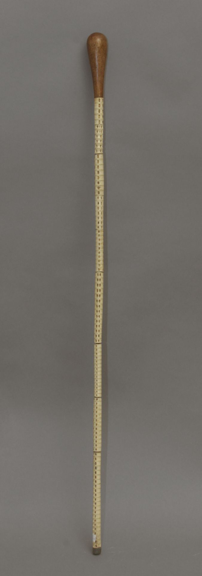 An early 20th century marine knob handled cane - Image 2 of 3