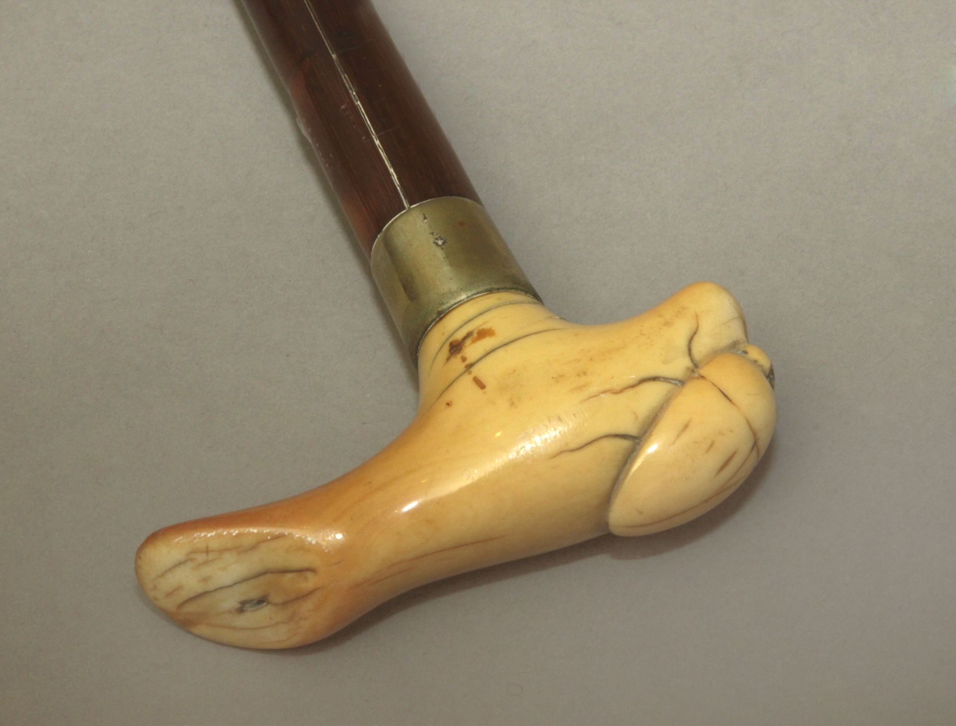 A 19th century probably Japanese walking stick - Bild 3 aus 9