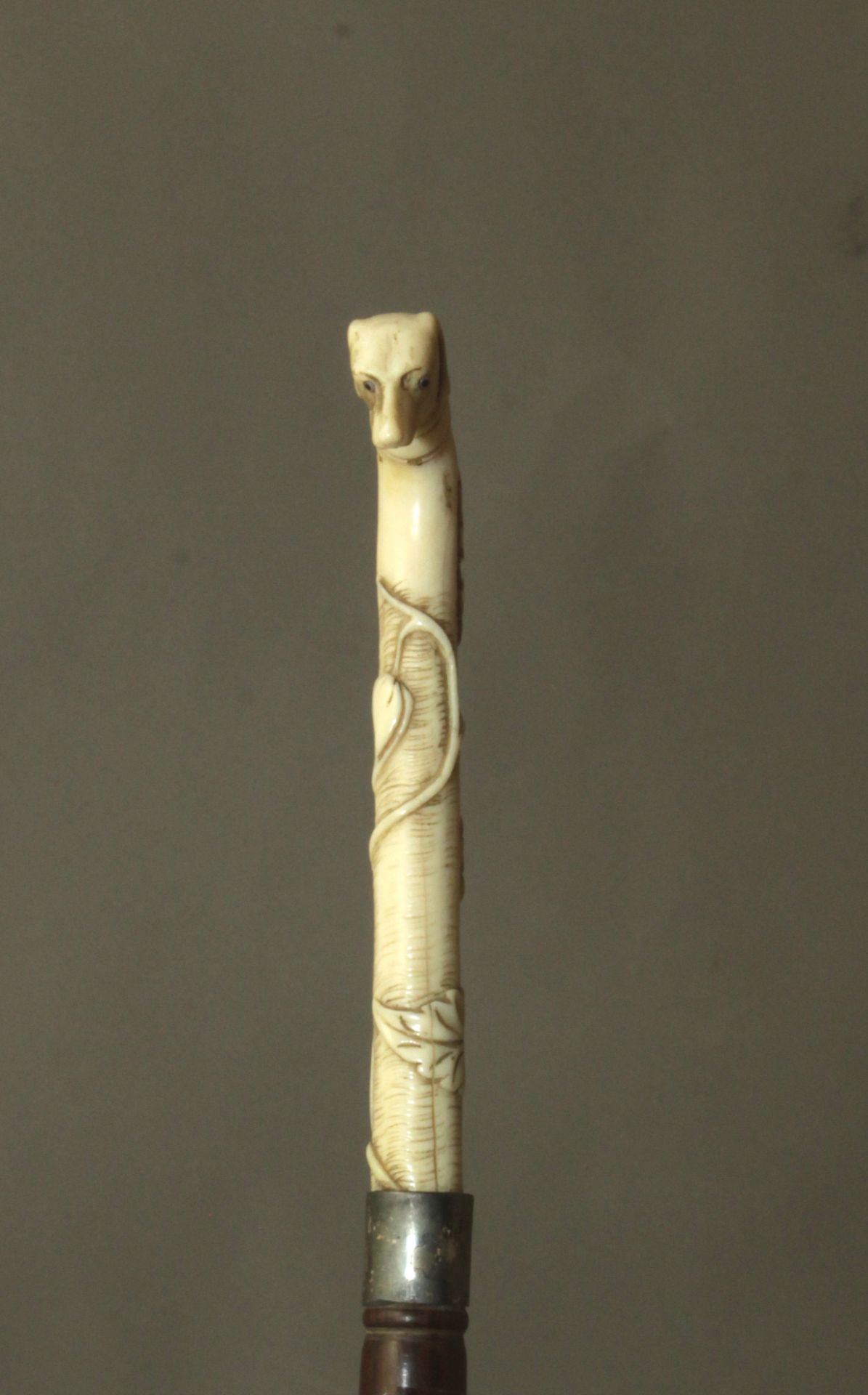 A 19th century probably English walking stick - Image 9 of 11