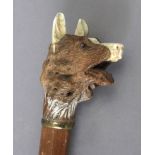 An early 20th century walking stick