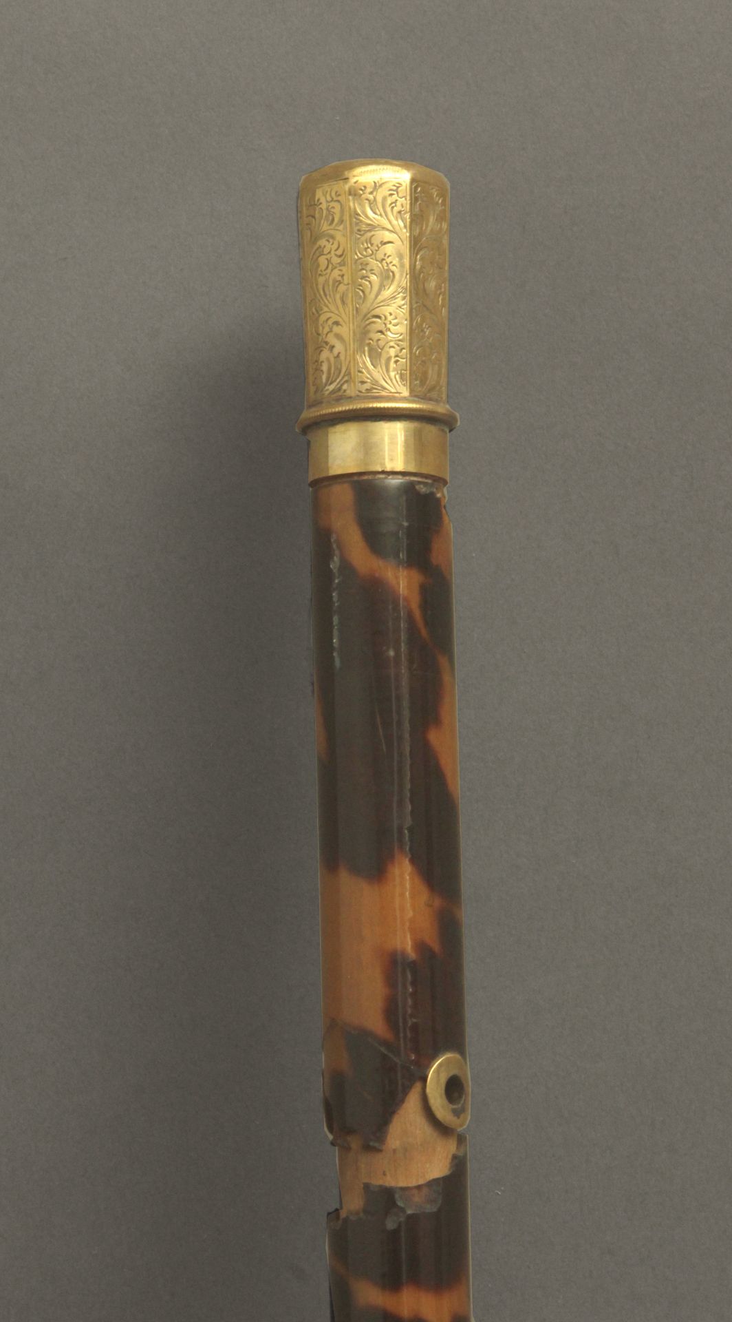 A first third of 20th century gold handled baton - Image 2 of 5