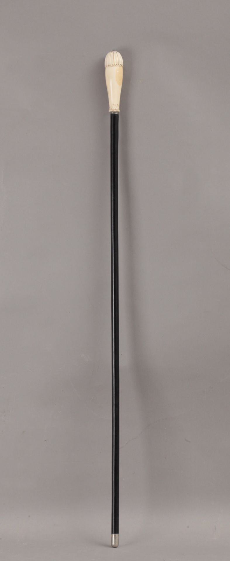A 19th century ivory handled dress cane - Bild 2 aus 3