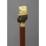 A 19th century walking stick.