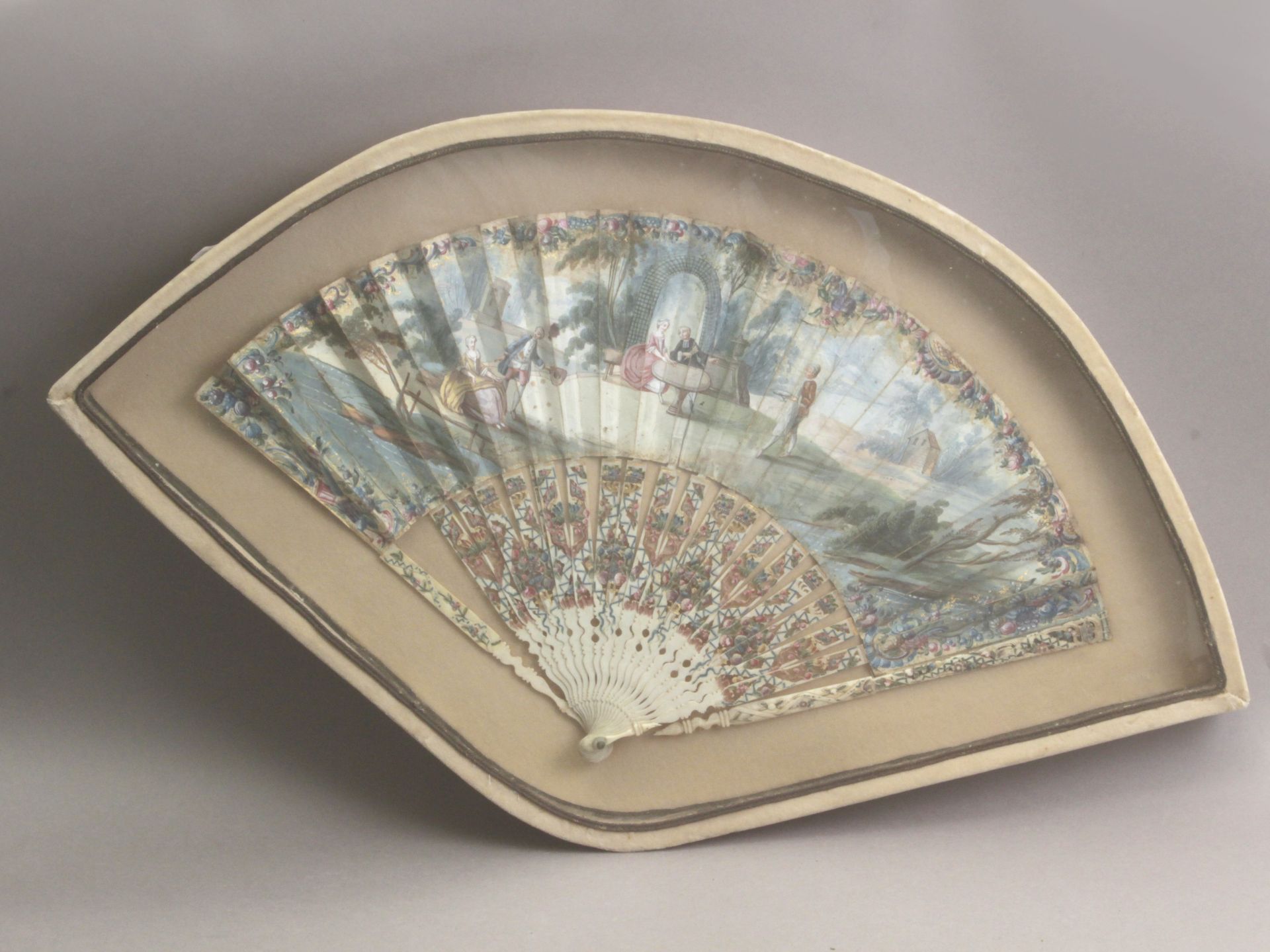 A French hand fan circa 1770-1780