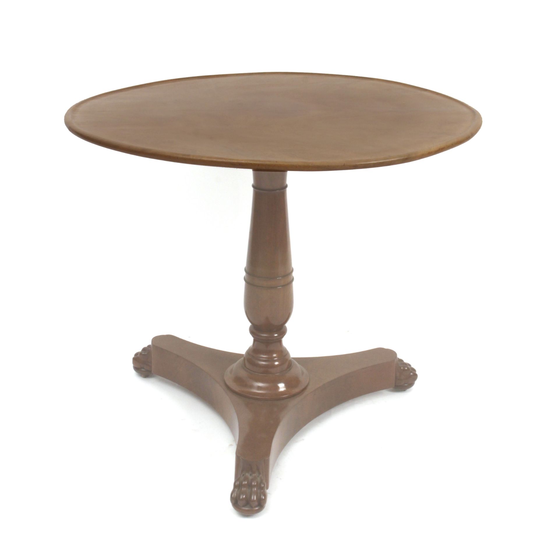 A 20th century mahogany pedestal table - Bild 2 aus 4