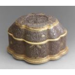 A 19th century Zuloaga style box from Toledo in damascene iron