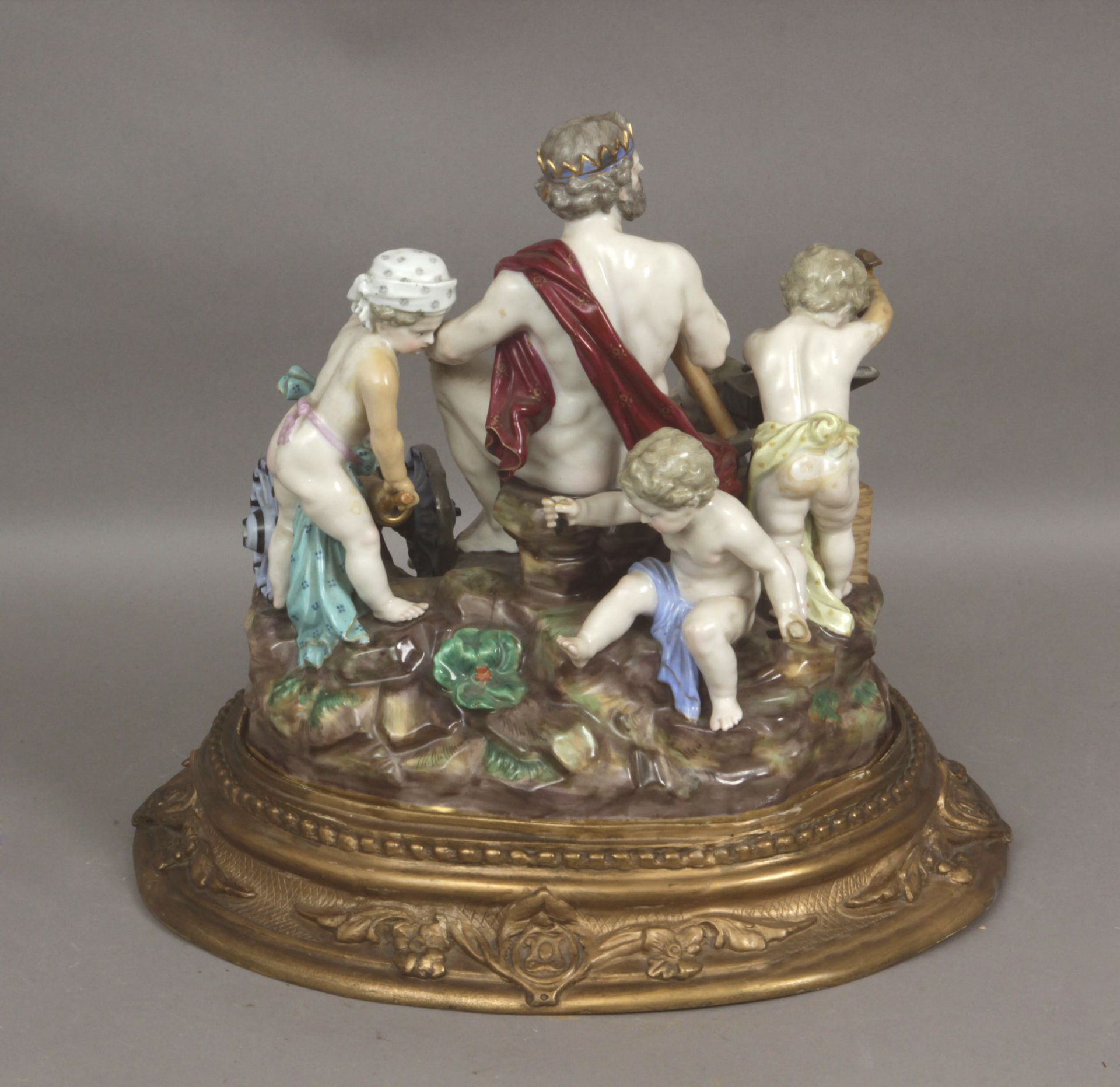 A 19th century mythological scene in Meissen porcelain - Image 4 of 6