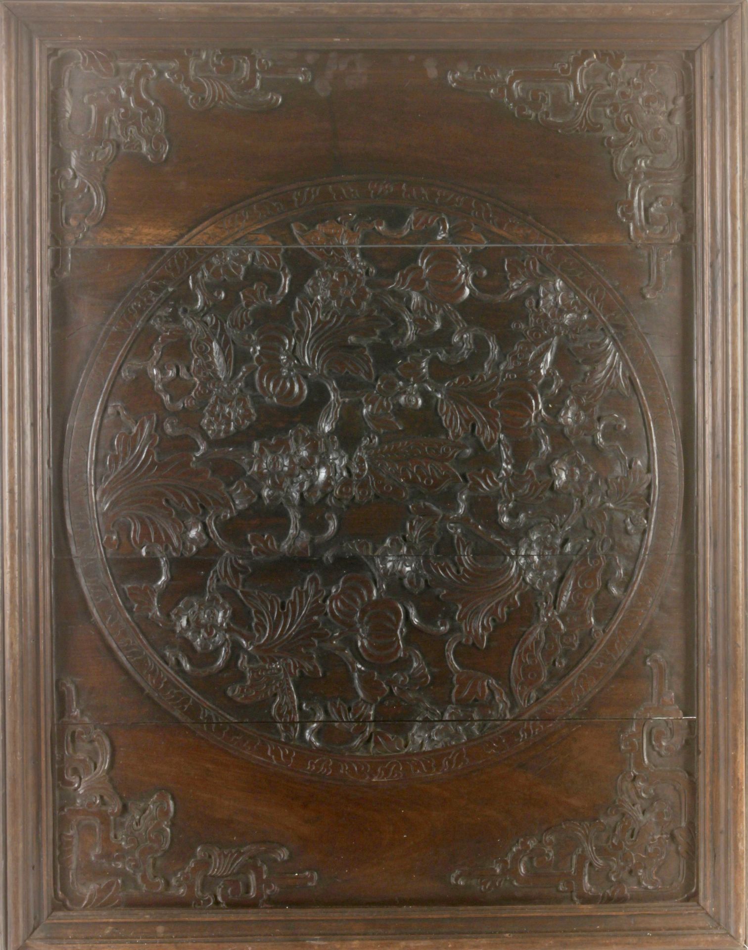 A Chinese carving from Qing dynasty possibly in zitan wood - Image 2 of 3