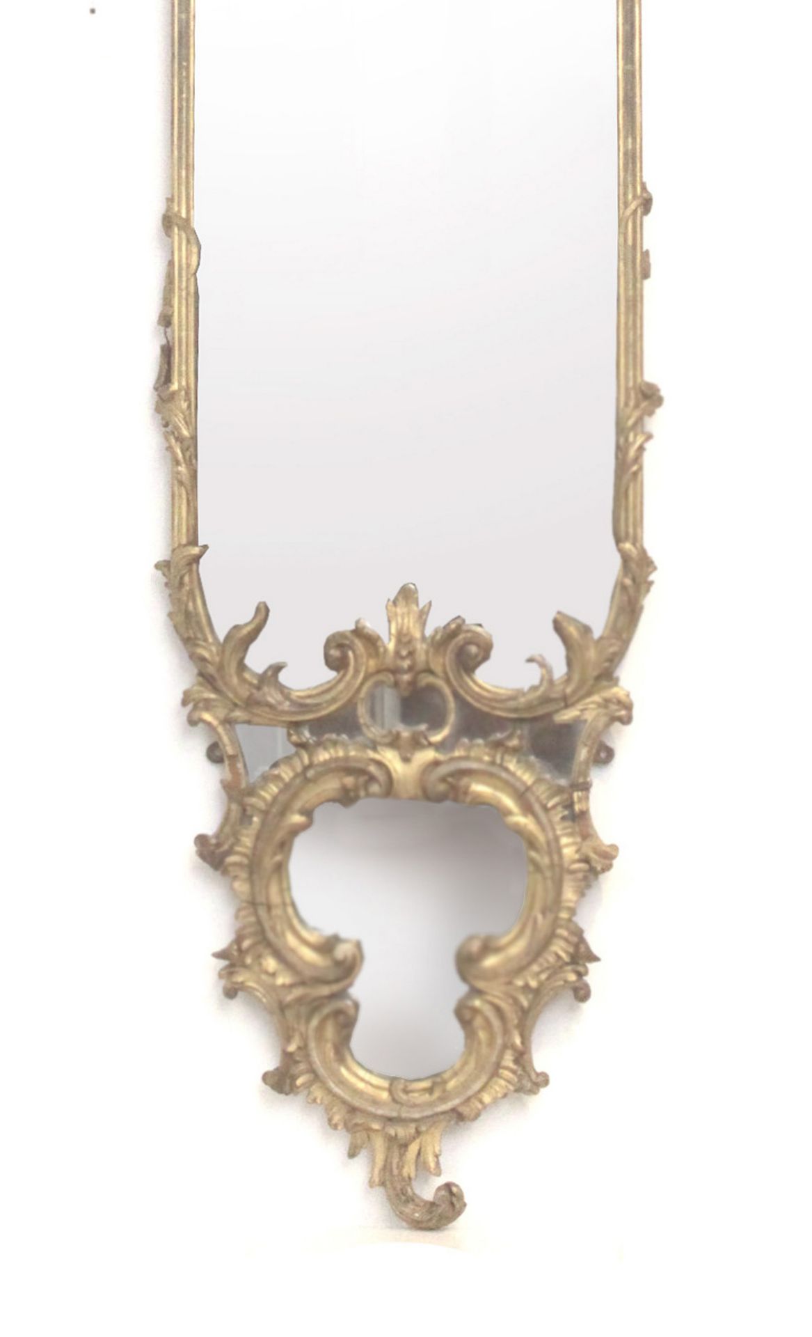 A pair of mid 18th century Louis XV period mirrors - Bild 4 aus 4