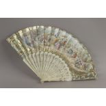 A 19th century French Empire period hand fan