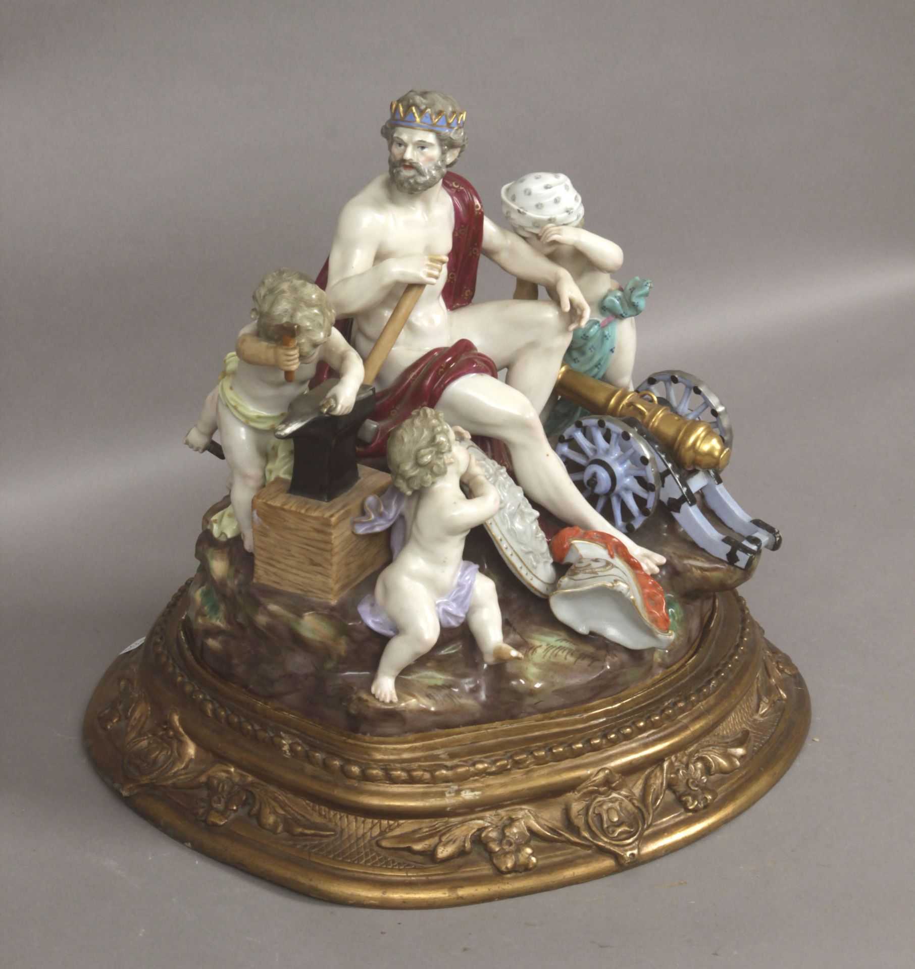 A 19th century mythological scene in Meissen porcelain - Bild 2 aus 6