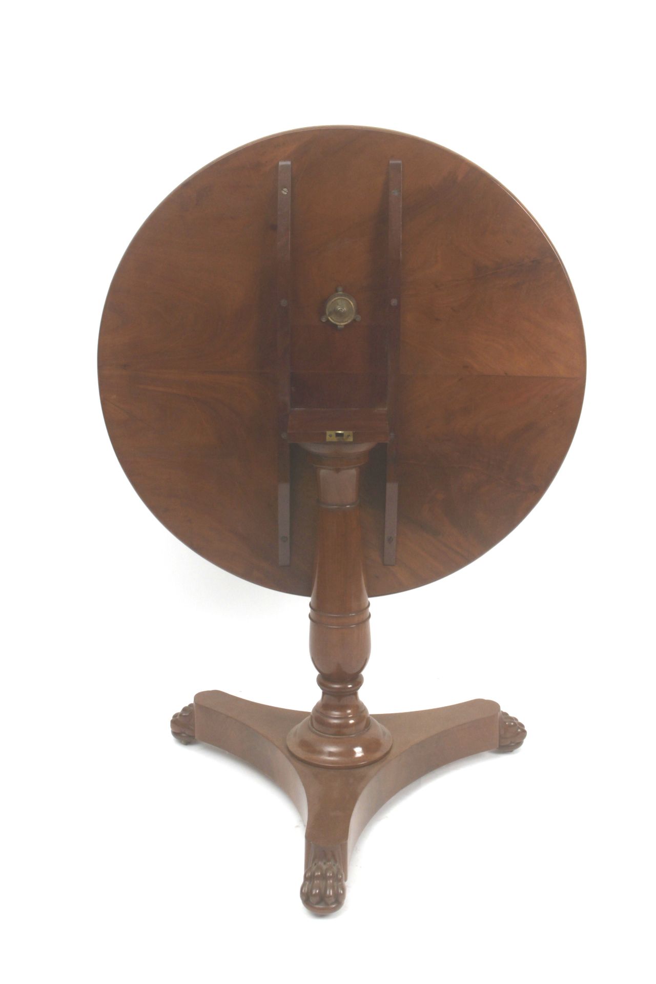 A 20th century mahogany pedestal table - Bild 4 aus 4