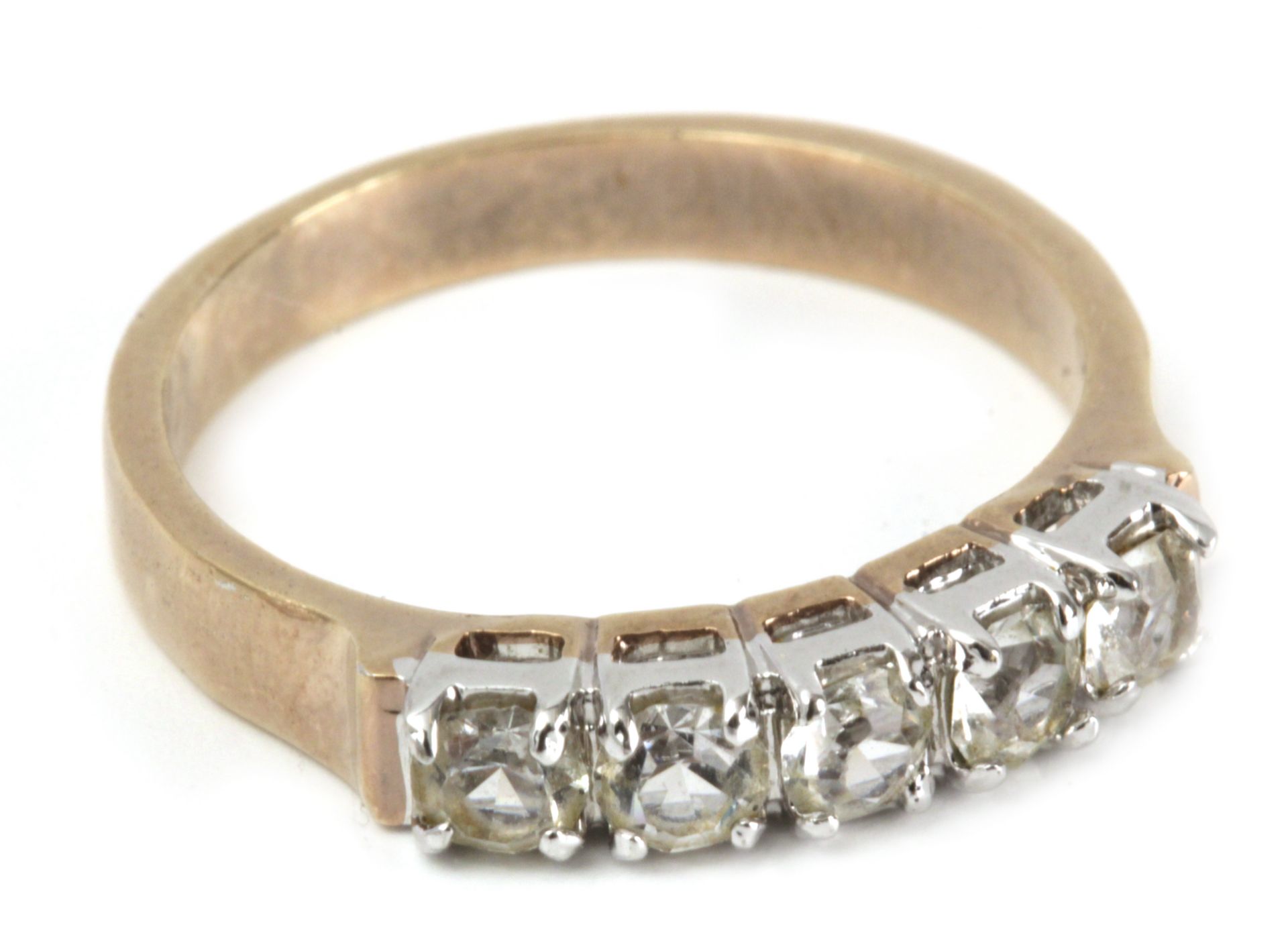 A five stone sapphire ring circa 1950-1959 - Bild 2 aus 3