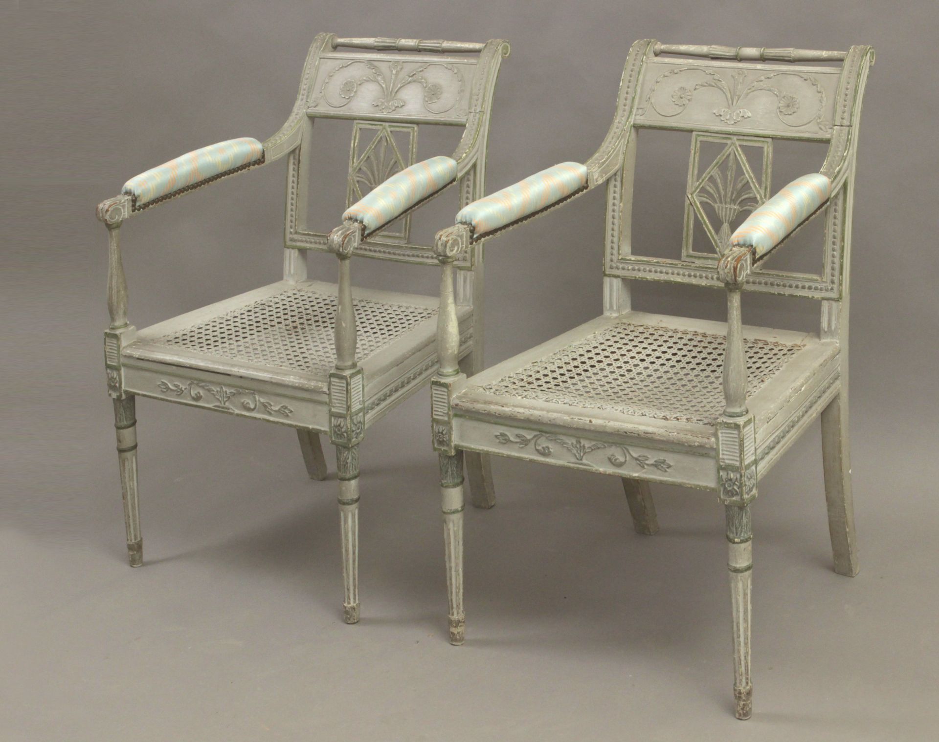 A pair of Directory period chairs