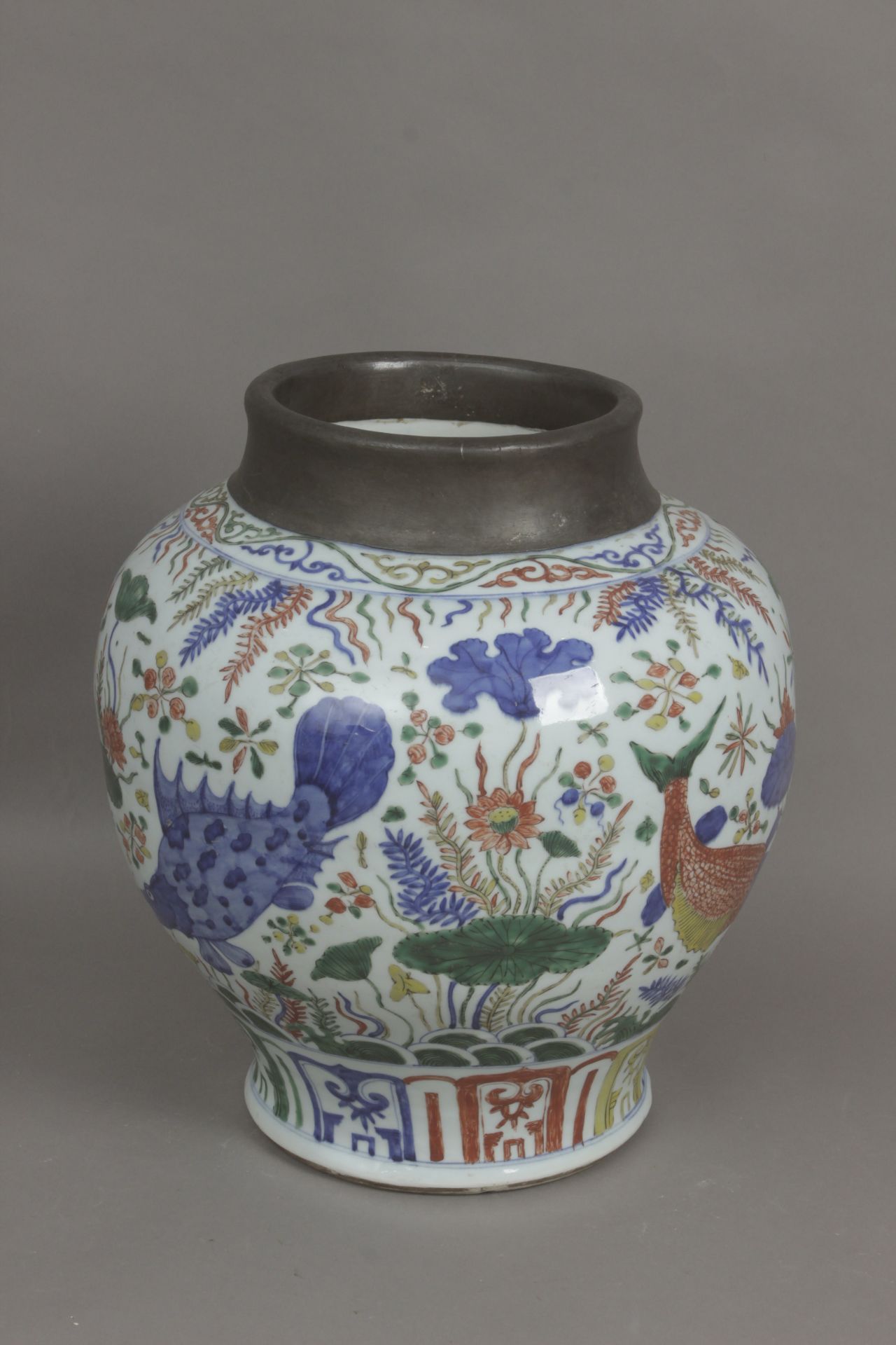 An early 20th century Chinese vase in Doucai porcelain