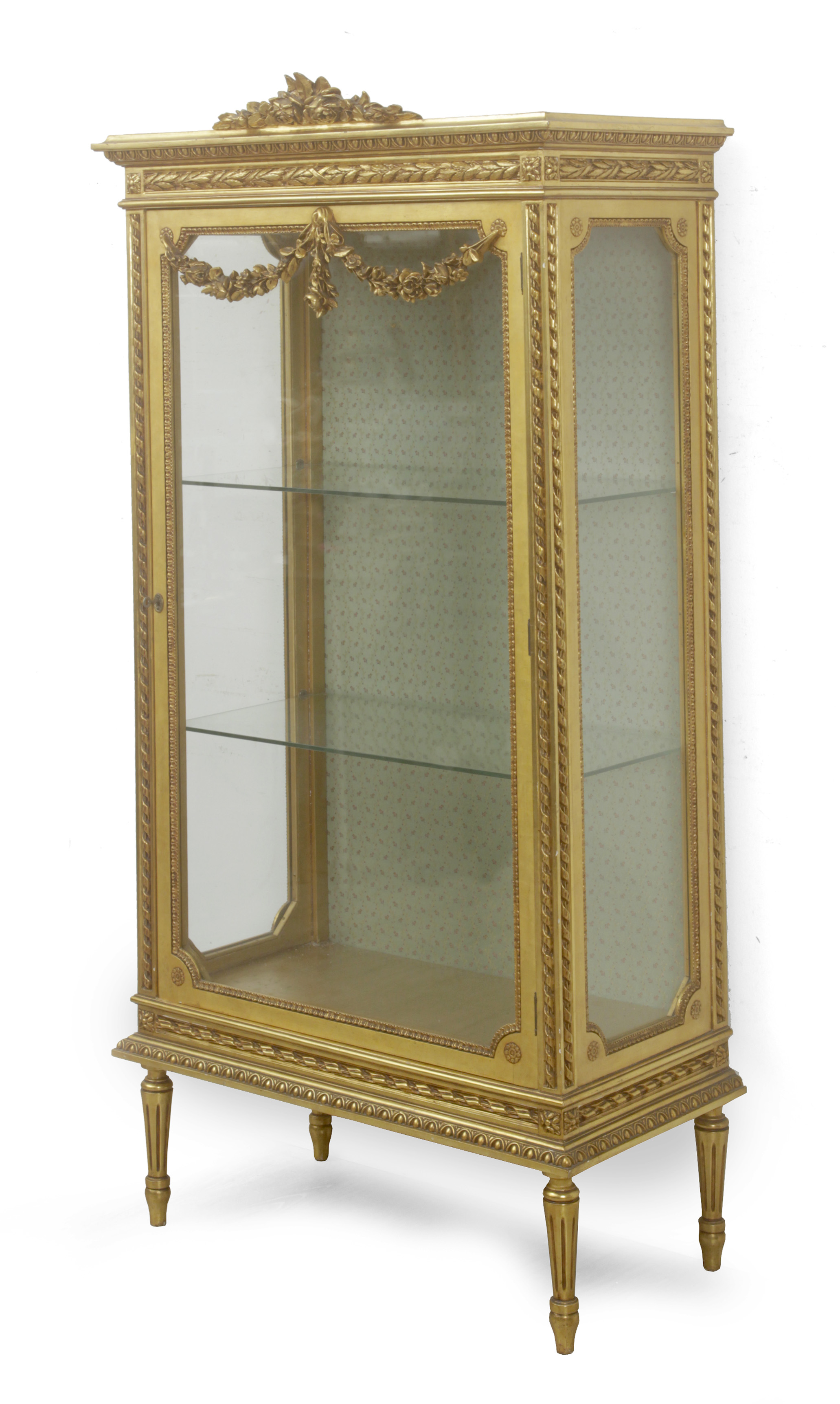 A 20th century Louis XVI style glass cabinet - Image 2 of 3