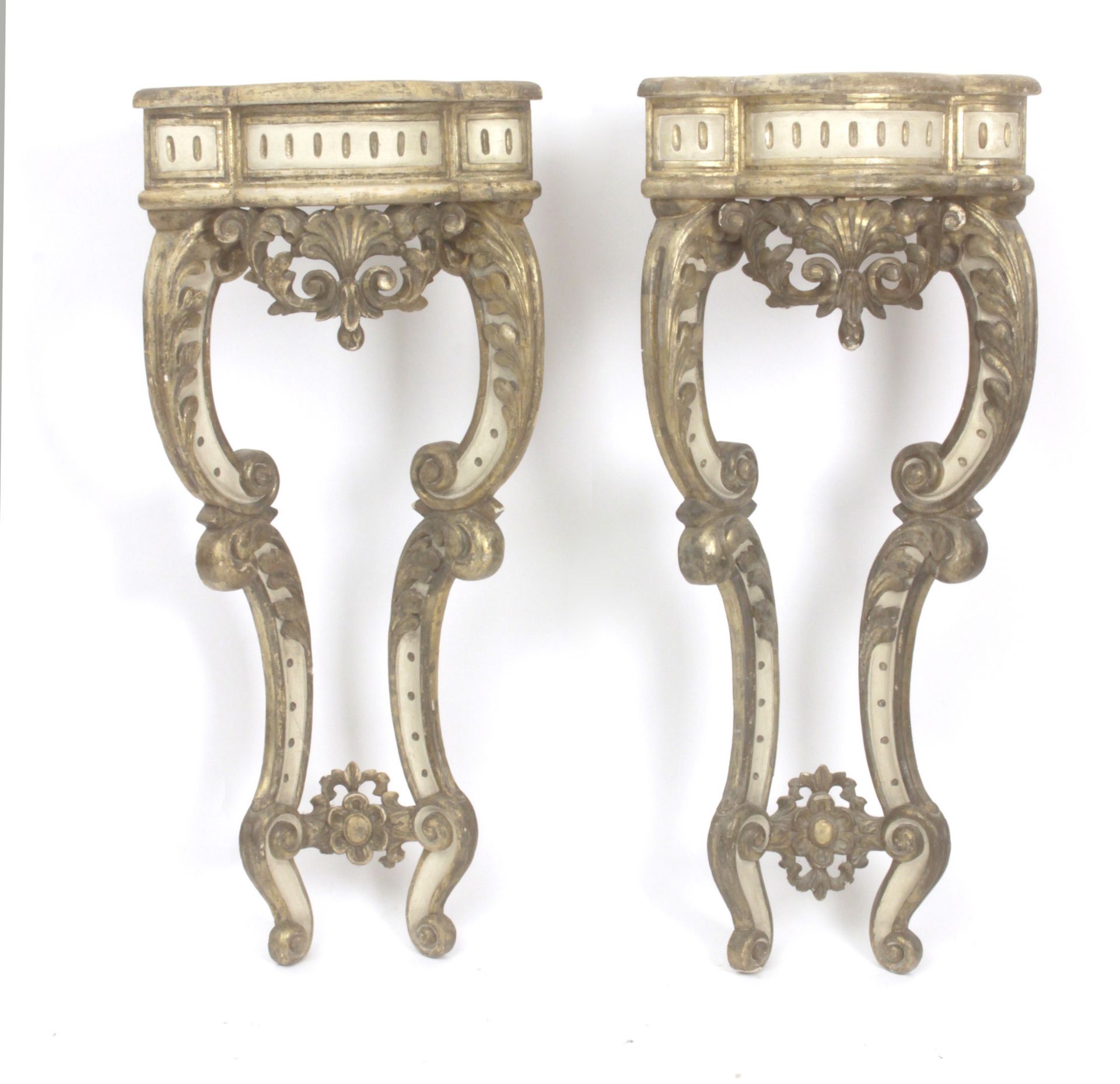 A pair of 20th century Louis XV style corbels