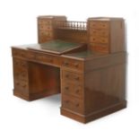 A 19th century English mahogany writing desk