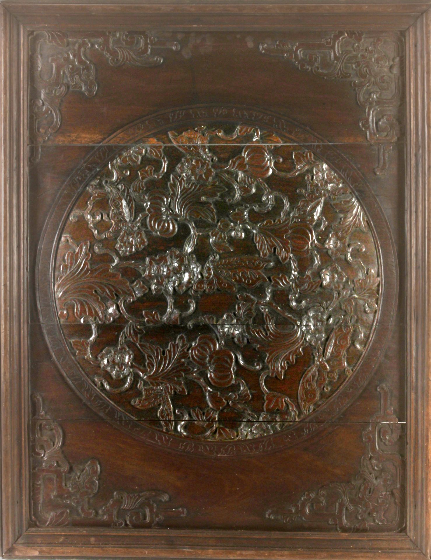 A Chinese carving from Qing dynasty possibly in zitan wood