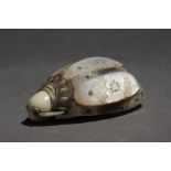 A Japanese netsuke from Showa-Heisei period. Signed