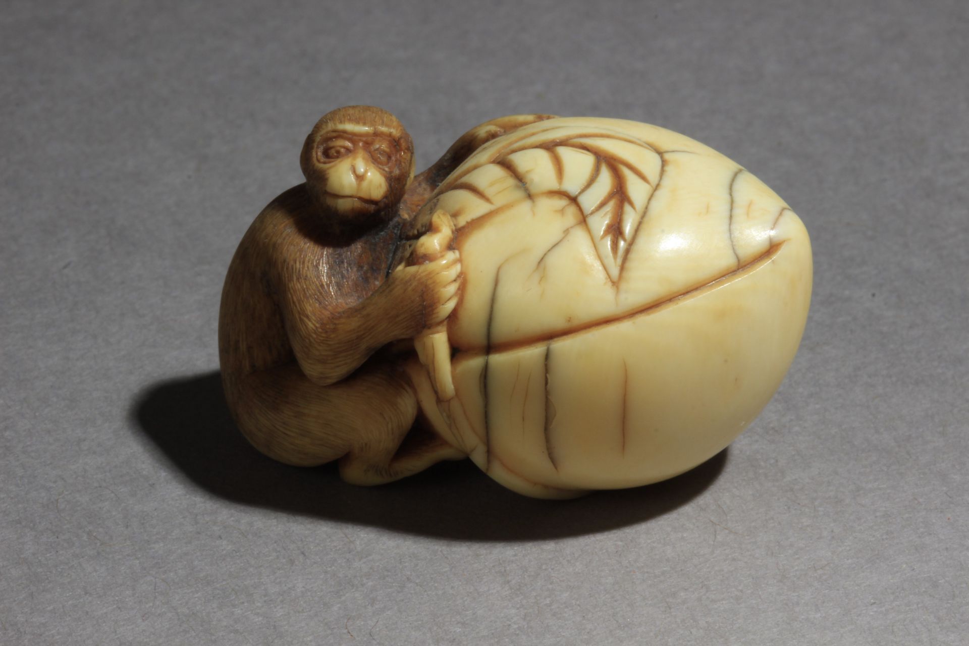 An early 19th century Japanese netsuke from Edo period - Image 5 of 6