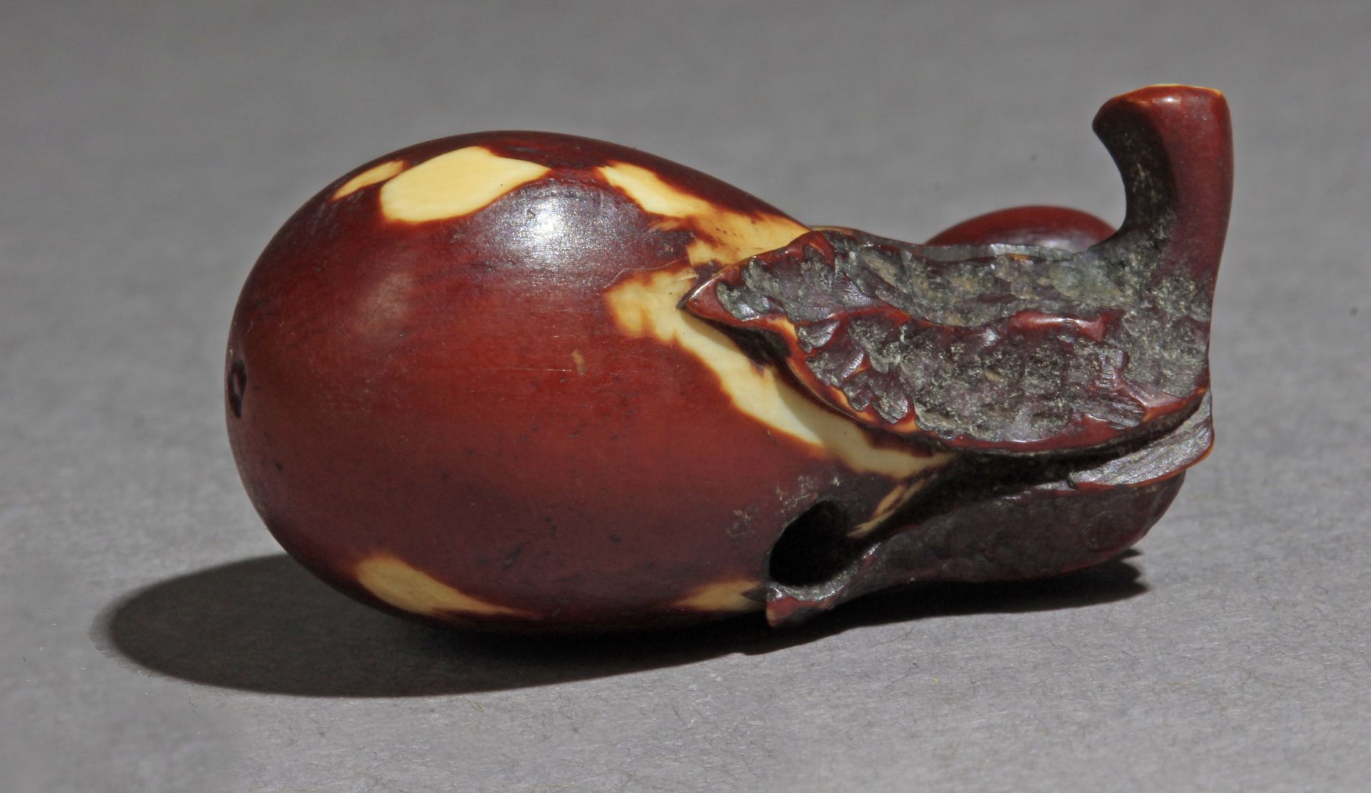 A late 19th century Japanese netsuke from Meiji period - Image 6 of 7