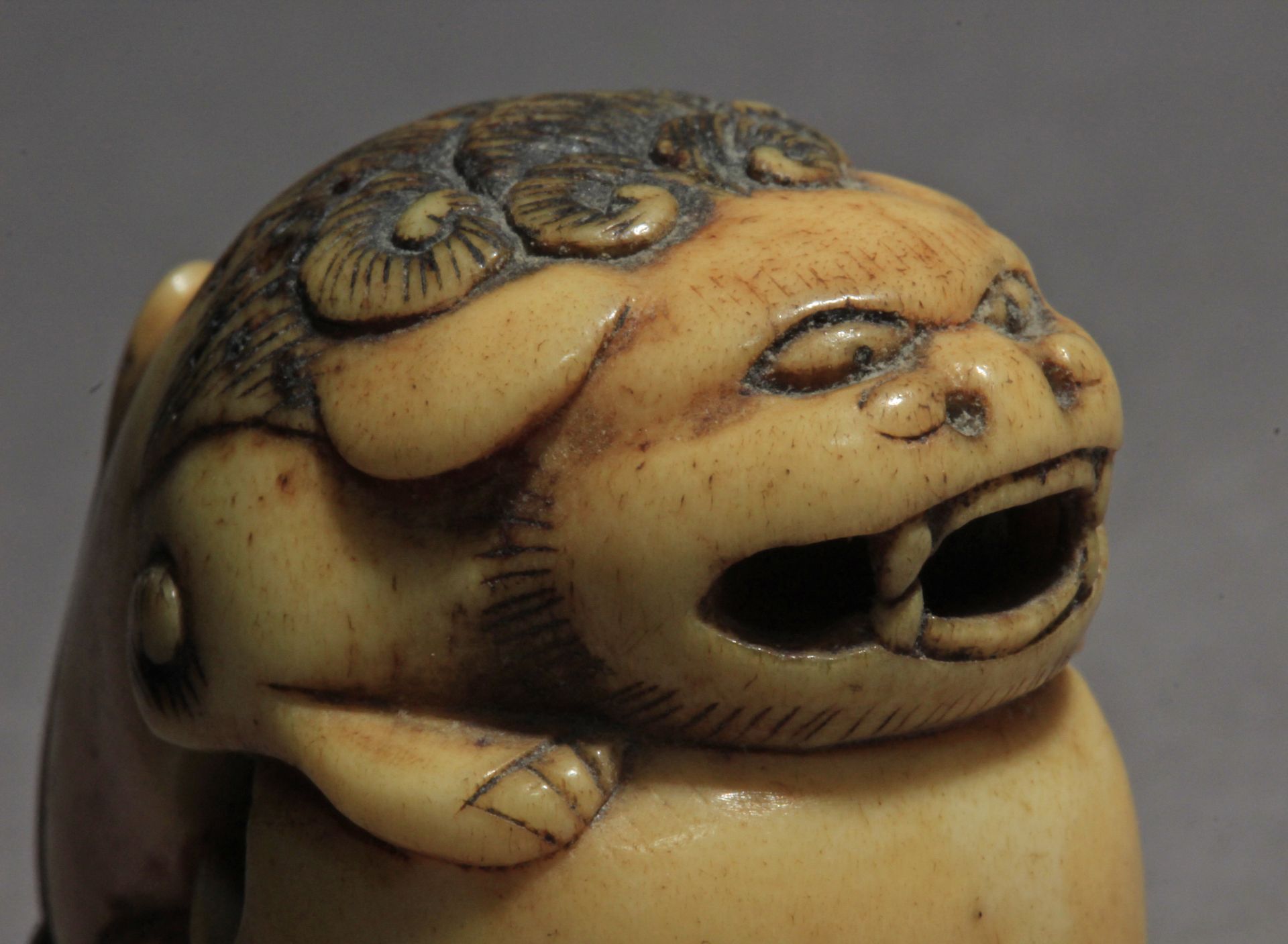 An 18th century Japanese netsuke from Edo period - Image 6 of 7