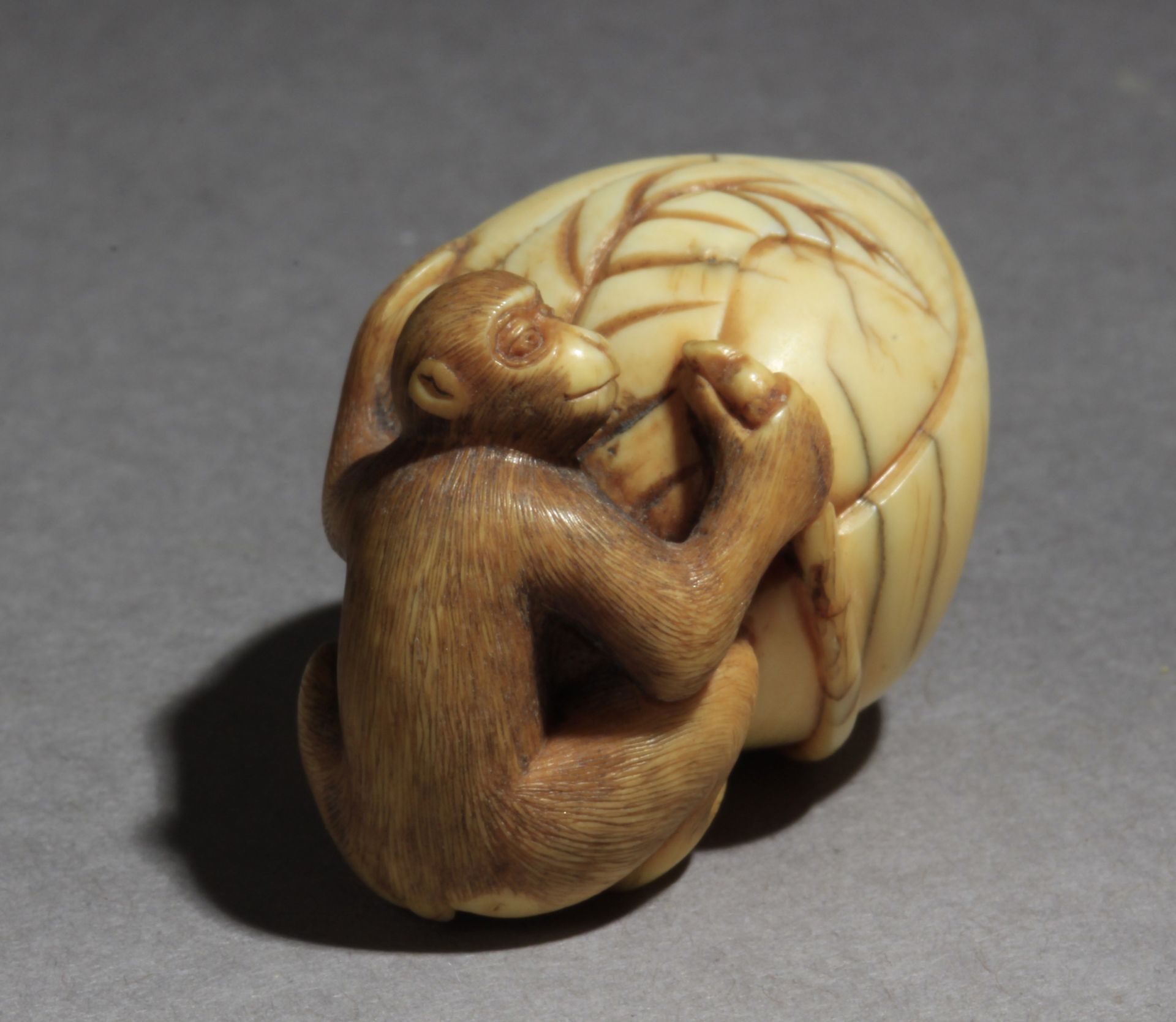 An early 19th century Japanese netsuke from Edo period - Image 3 of 6