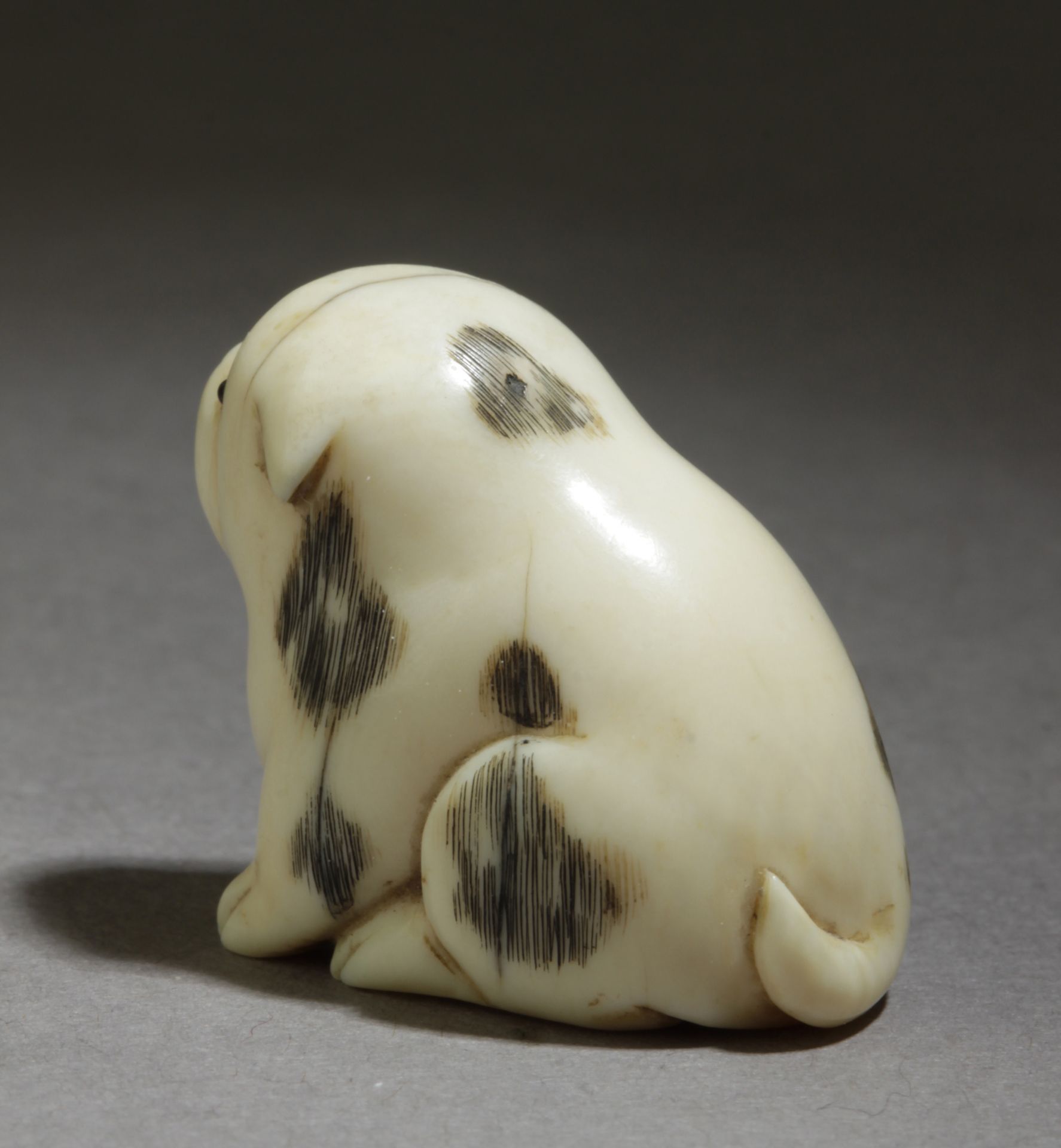 A mid 19th century Japanese netsuke from Edo period - Bild 5 aus 5