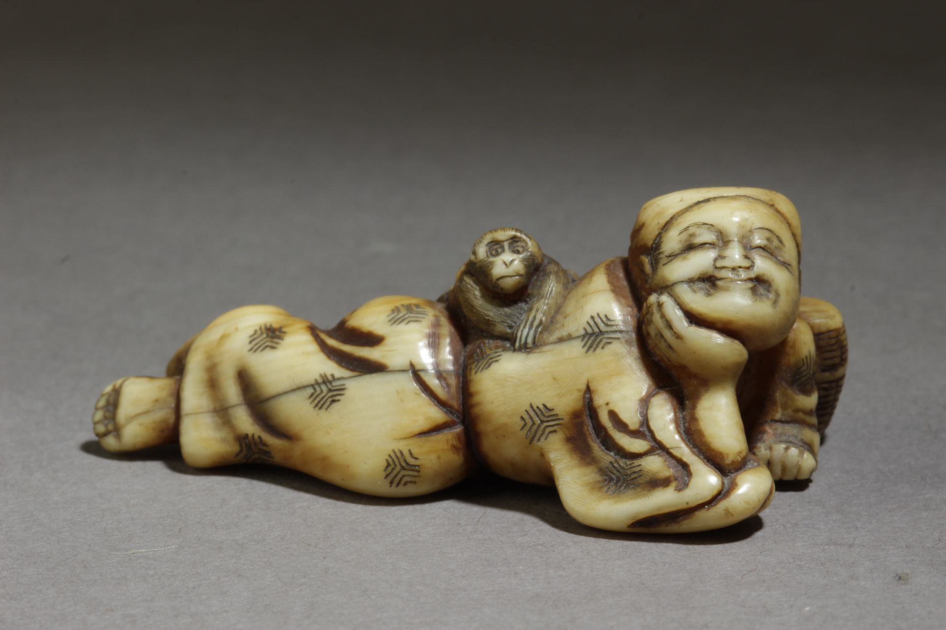 A Japanese netsuke from Edo period circa 1800