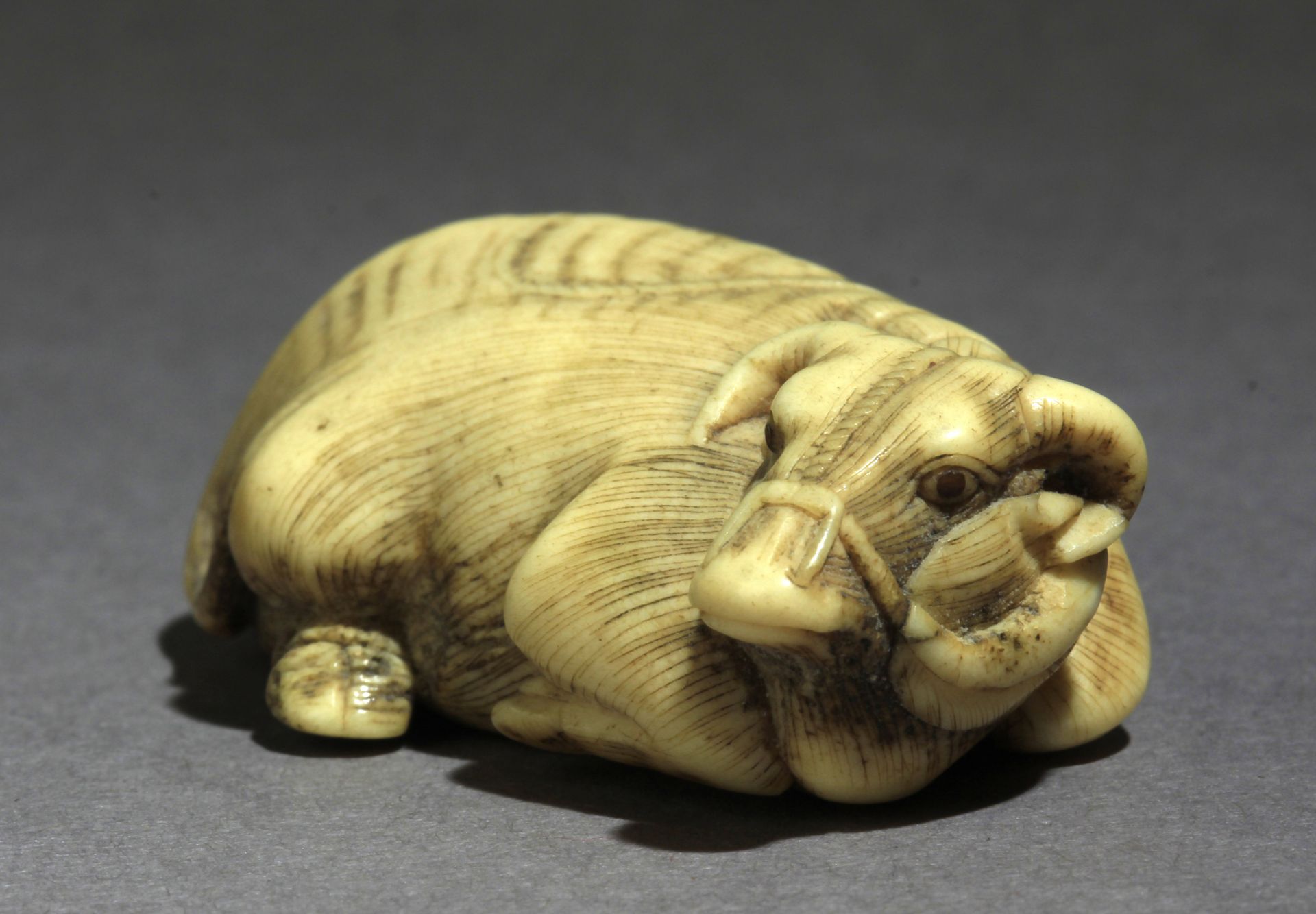 An early 19th century Japanese netsuke from Edo period - Bild 2 aus 7