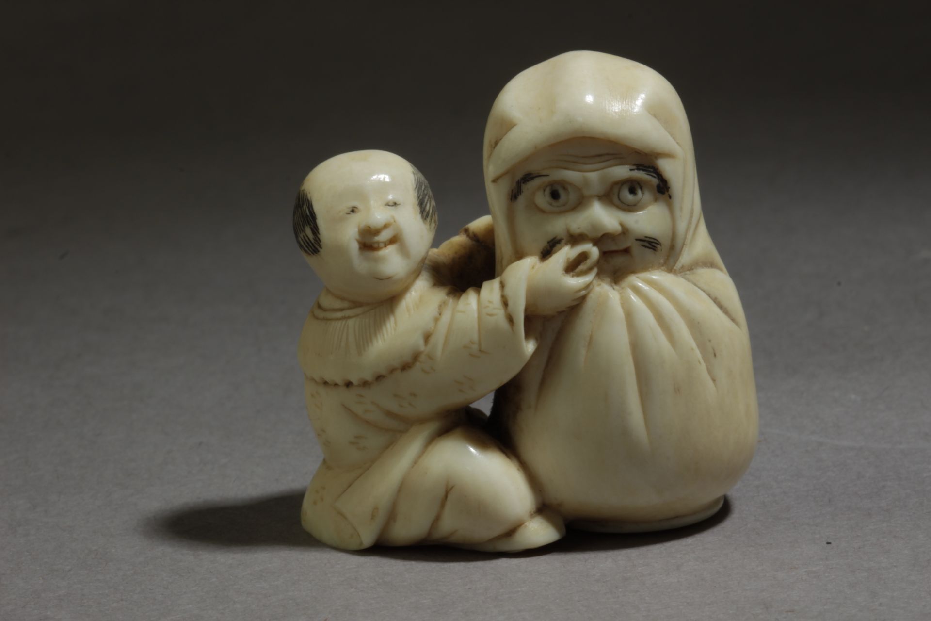 A late 19th century Japanese netsuke from Meiji period