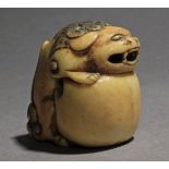 An 18th century Japanese netsuke from Edo period