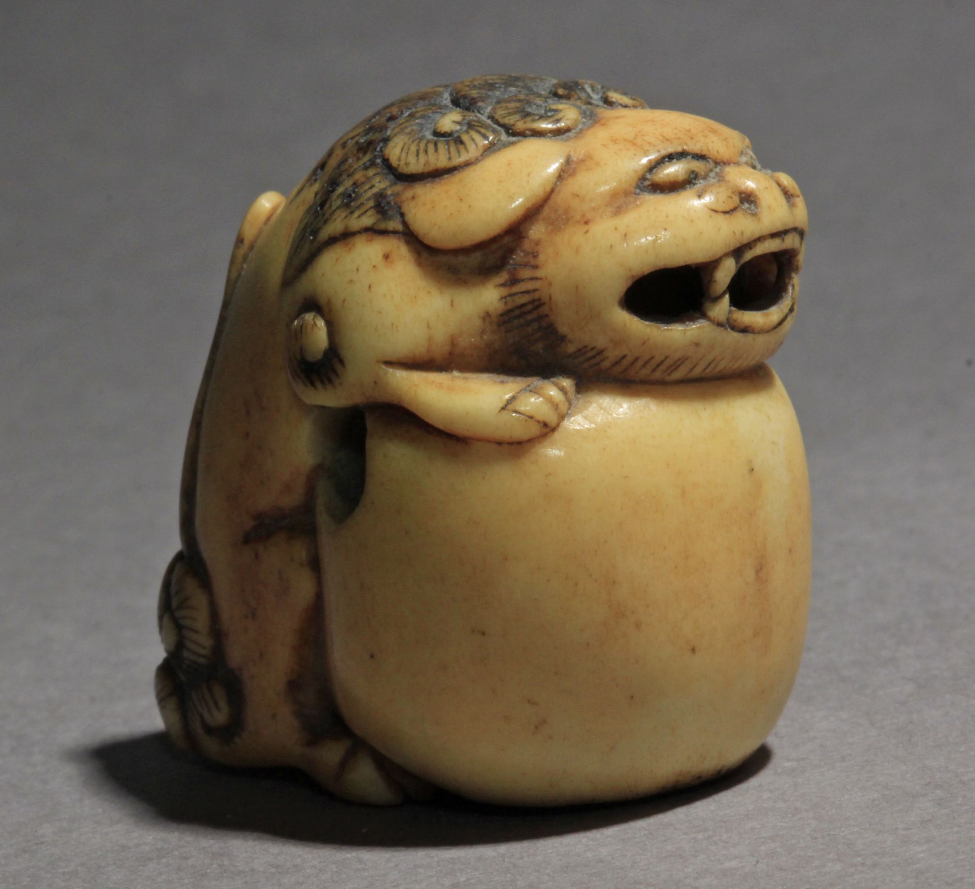 An 18th century Japanese netsuke from Edo period