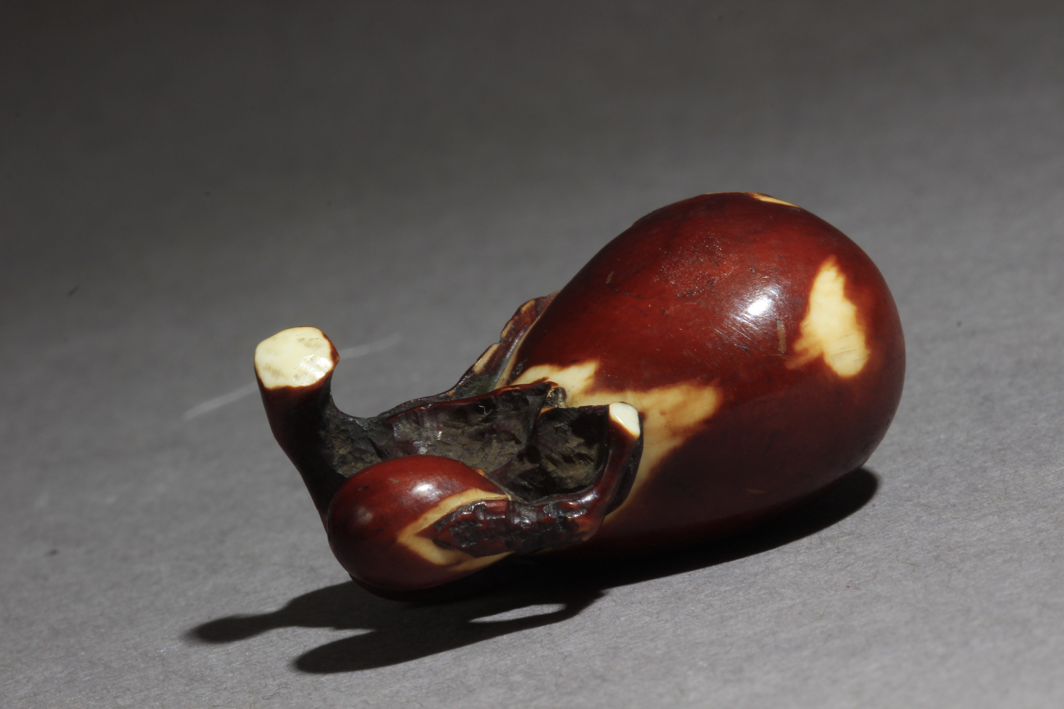 A late 19th century Japanese netsuke from Meiji period - Image 7 of 7