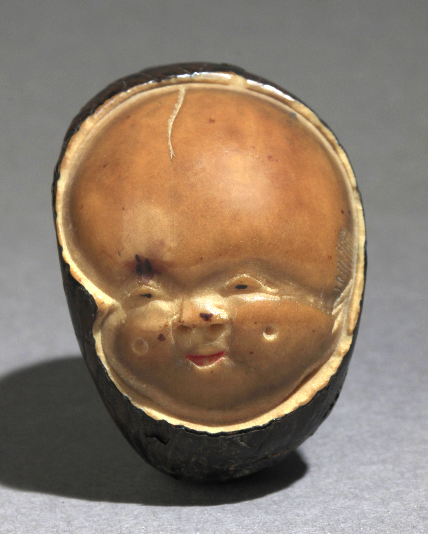 An early 19th century Japanese netsuke from Meiji period. Signed