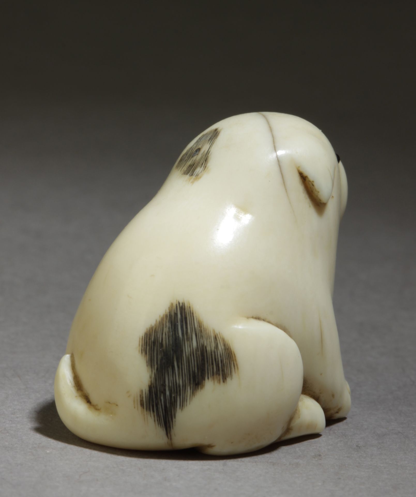 A mid 19th century Japanese netsuke from Edo period - Bild 4 aus 5