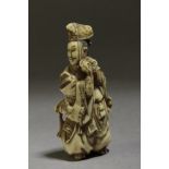 A 19th century Japanese netsuke from Edo period. Signed Shosai