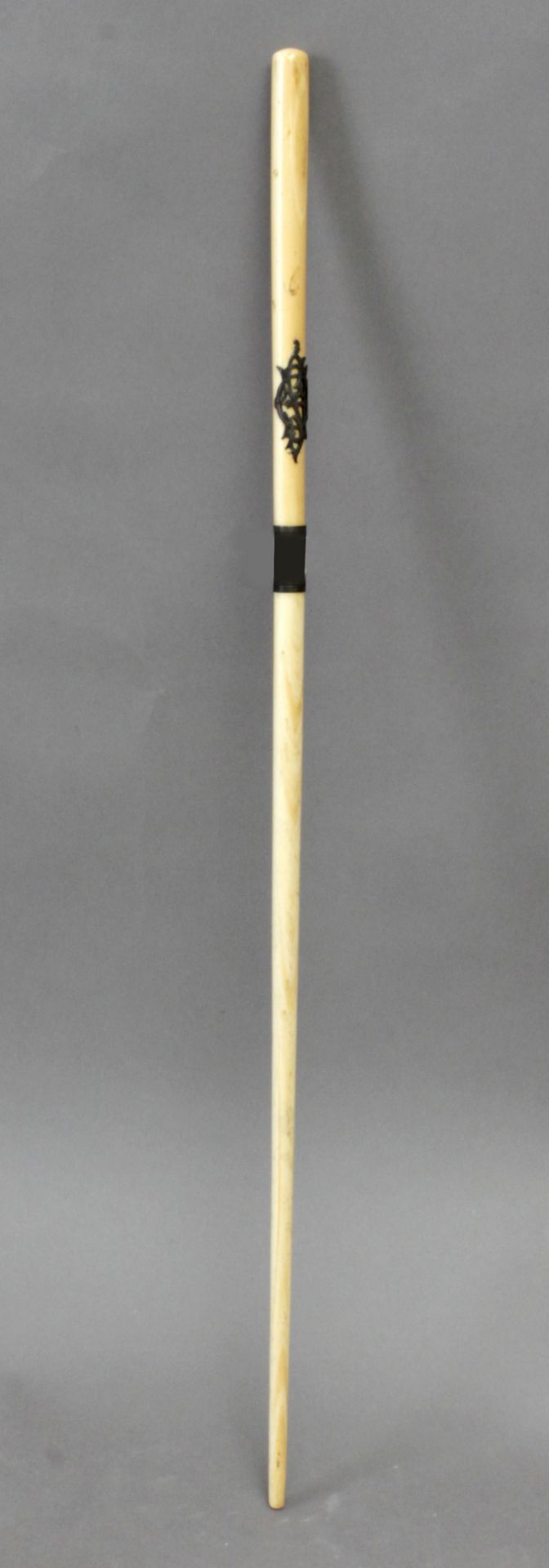 A 19th century English ivory baton