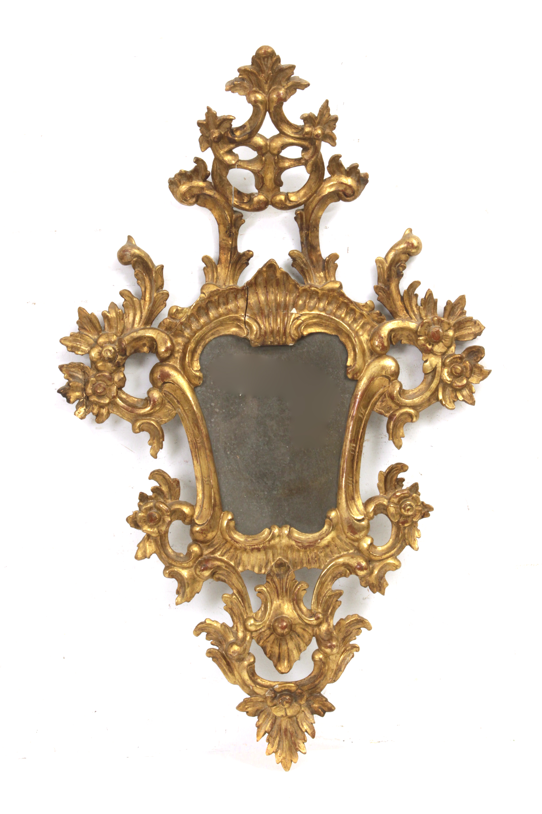 A first half of 20th century cornucopia mirror - Image 2 of 3
