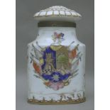 An 18th century Italian porcelain perfume bottle