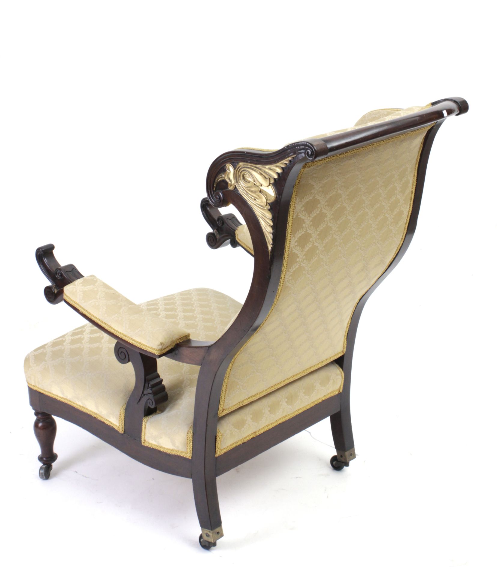 A Fernandino period mahogany armchair circa 1830 - Image 5 of 5