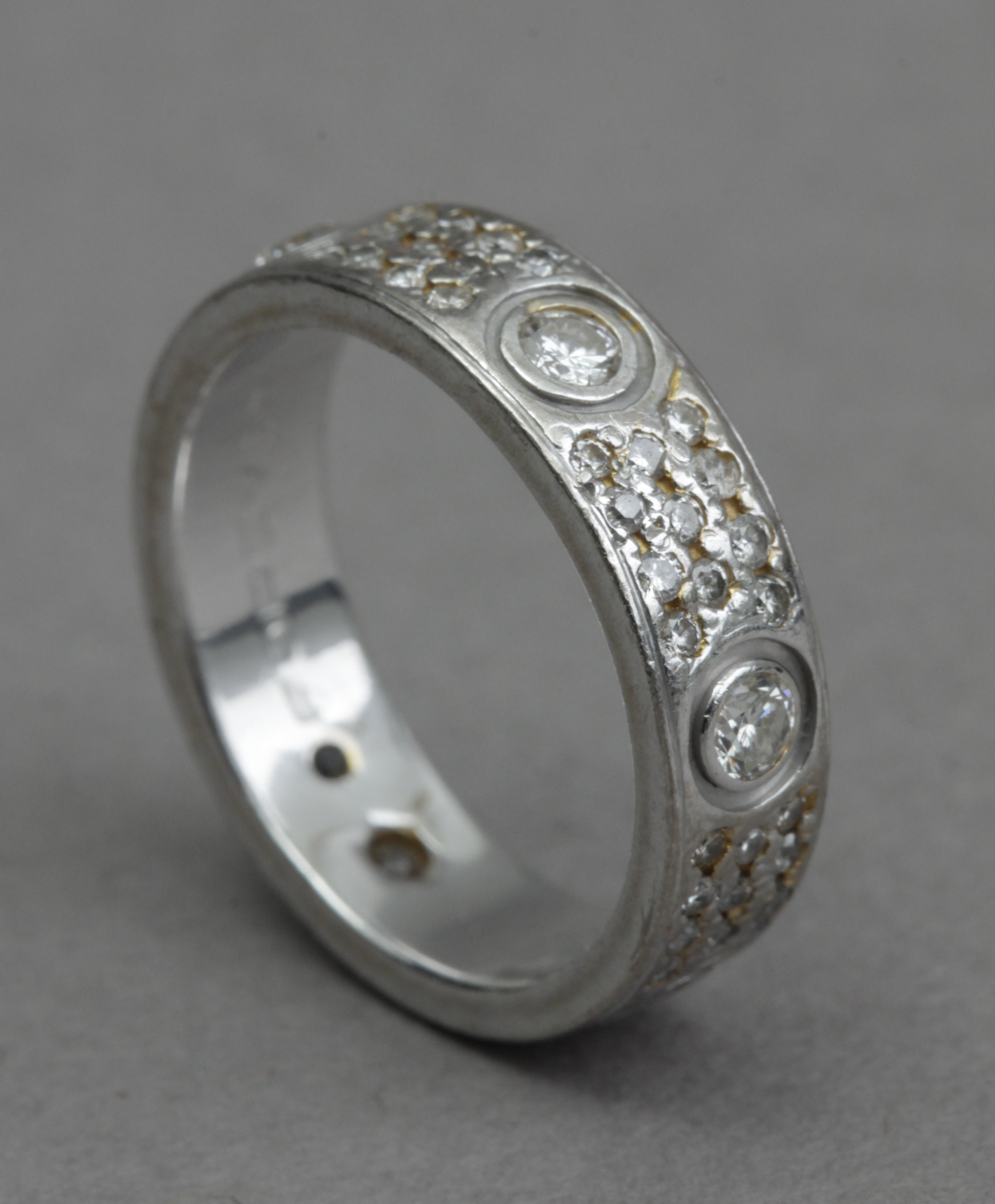 Cartier. Love. Platinum and diamond eternity ring - Image 2 of 4