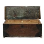 An 18th century Catalan polychromed marine chest