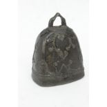 A Qing bronze bell