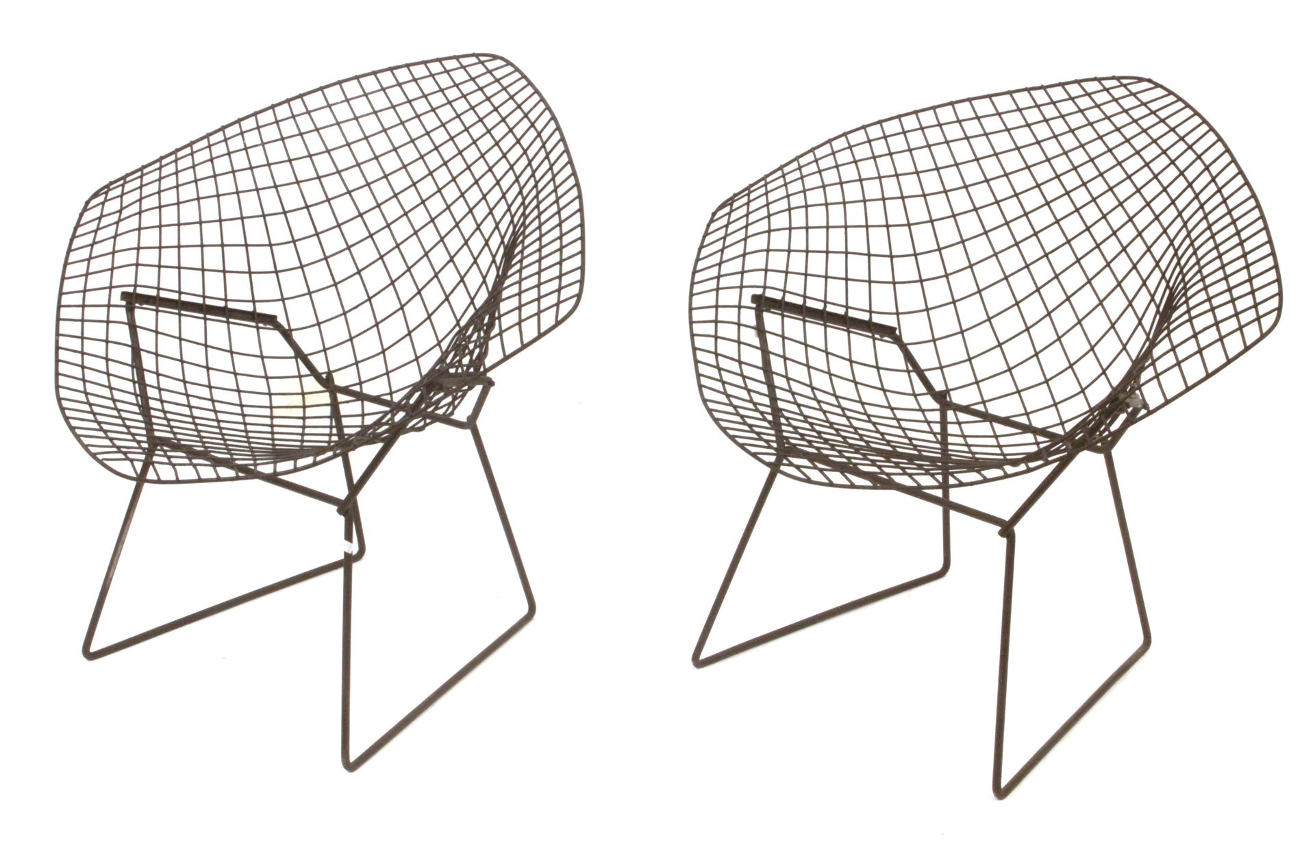 Harry Bertoia. A pair of Diamond chairs - Image 2 of 2