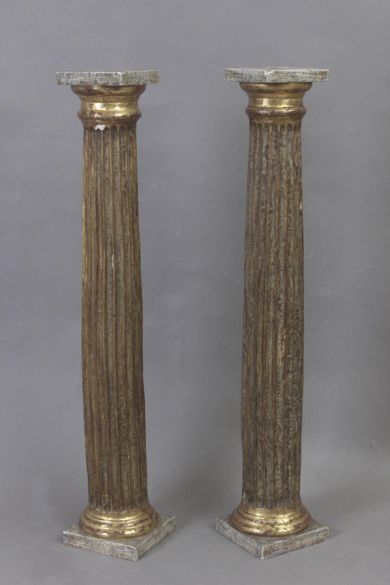 A pair of first half 20th century doric columns