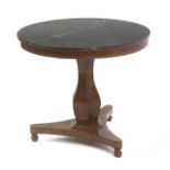 A French Restoration period mahogany side table