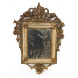 An 18th century mirror cornucopia